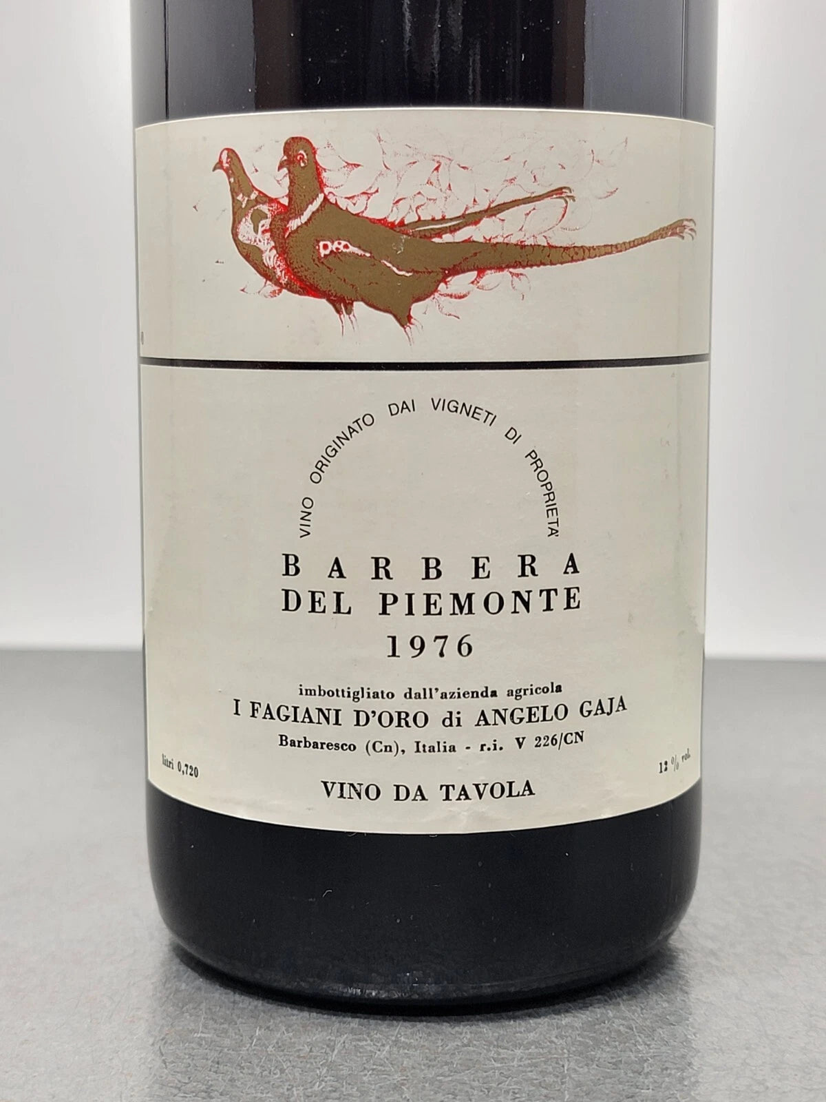 Gaja 1976 Barbera I Fagiani d'Oro bott.72 cl