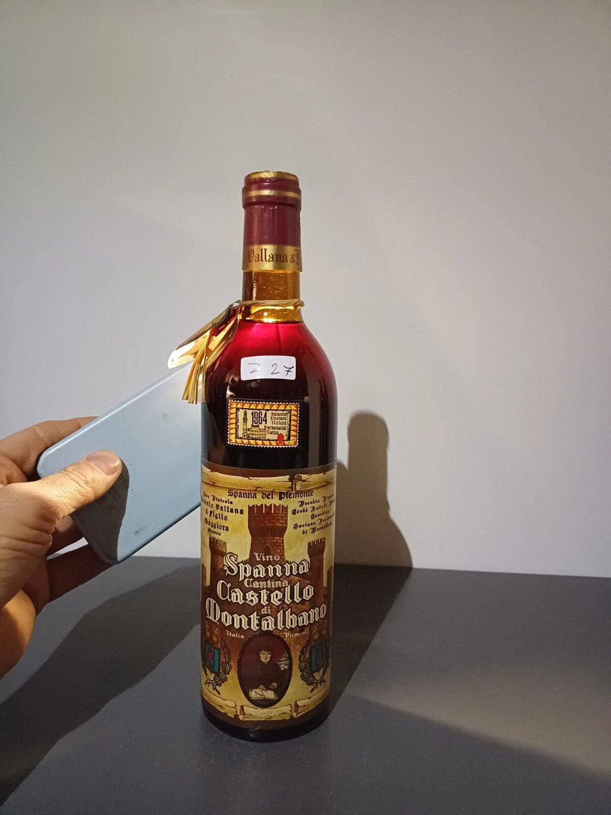 Spanna A. Vallana Cantina 1964 Castello Di Montalbano bott. 72 cl