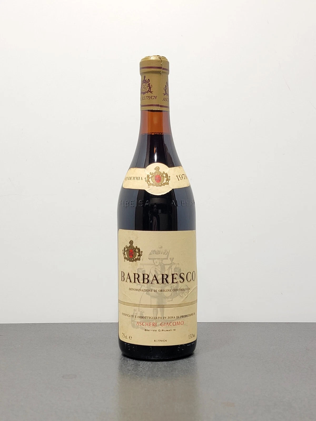 Barbaresco Ascheri Giacomo 1979  bott..75 cl 13%