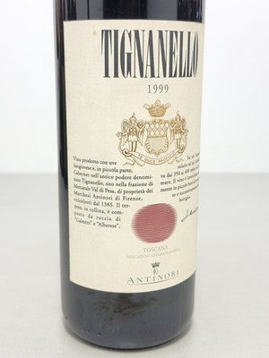 Tignanello Marchesi Antinori 1999 Cl 75, 13.5%
