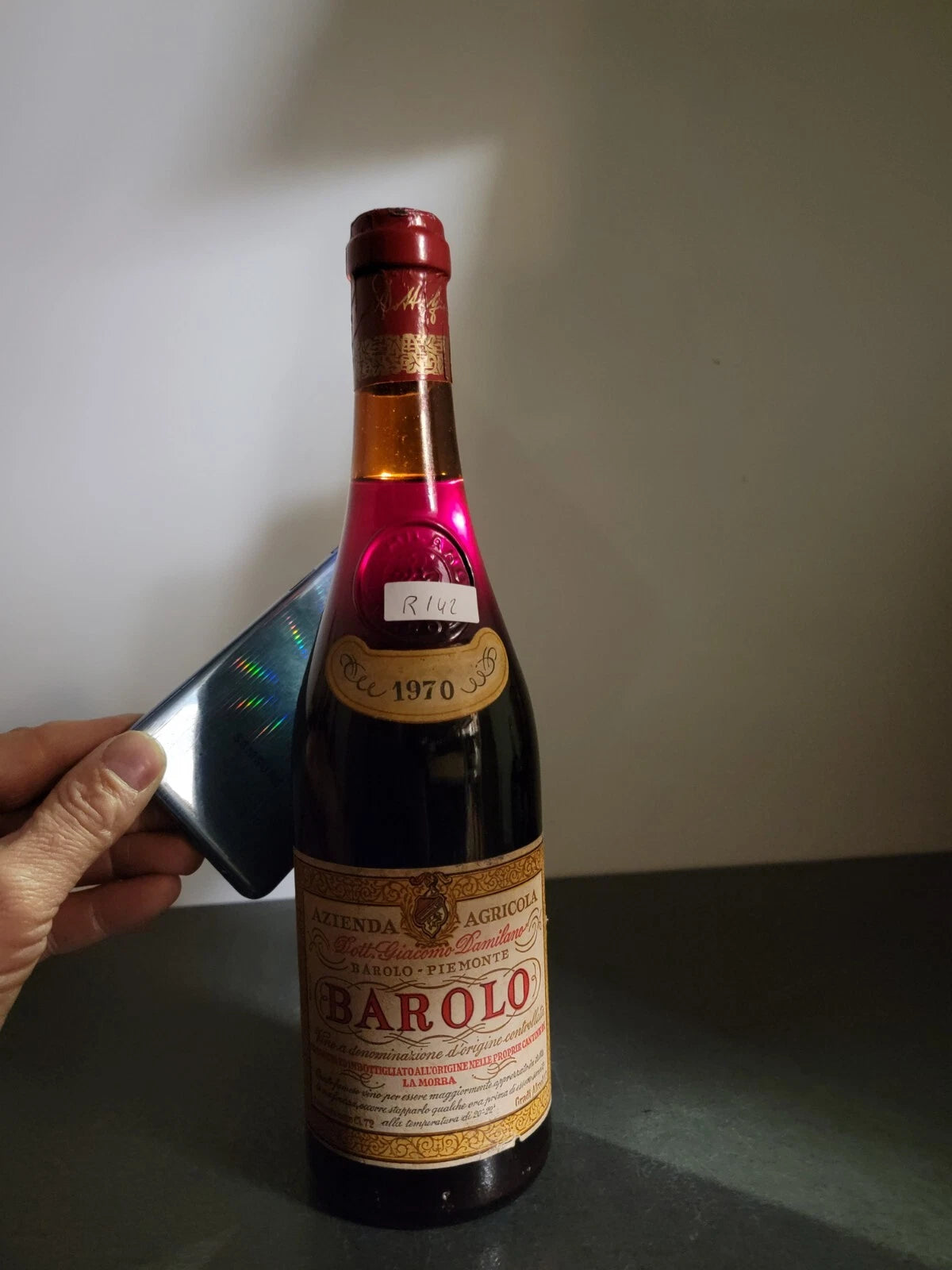 Barolo Giacomo Damilano 1970 bott.72 cl 13%