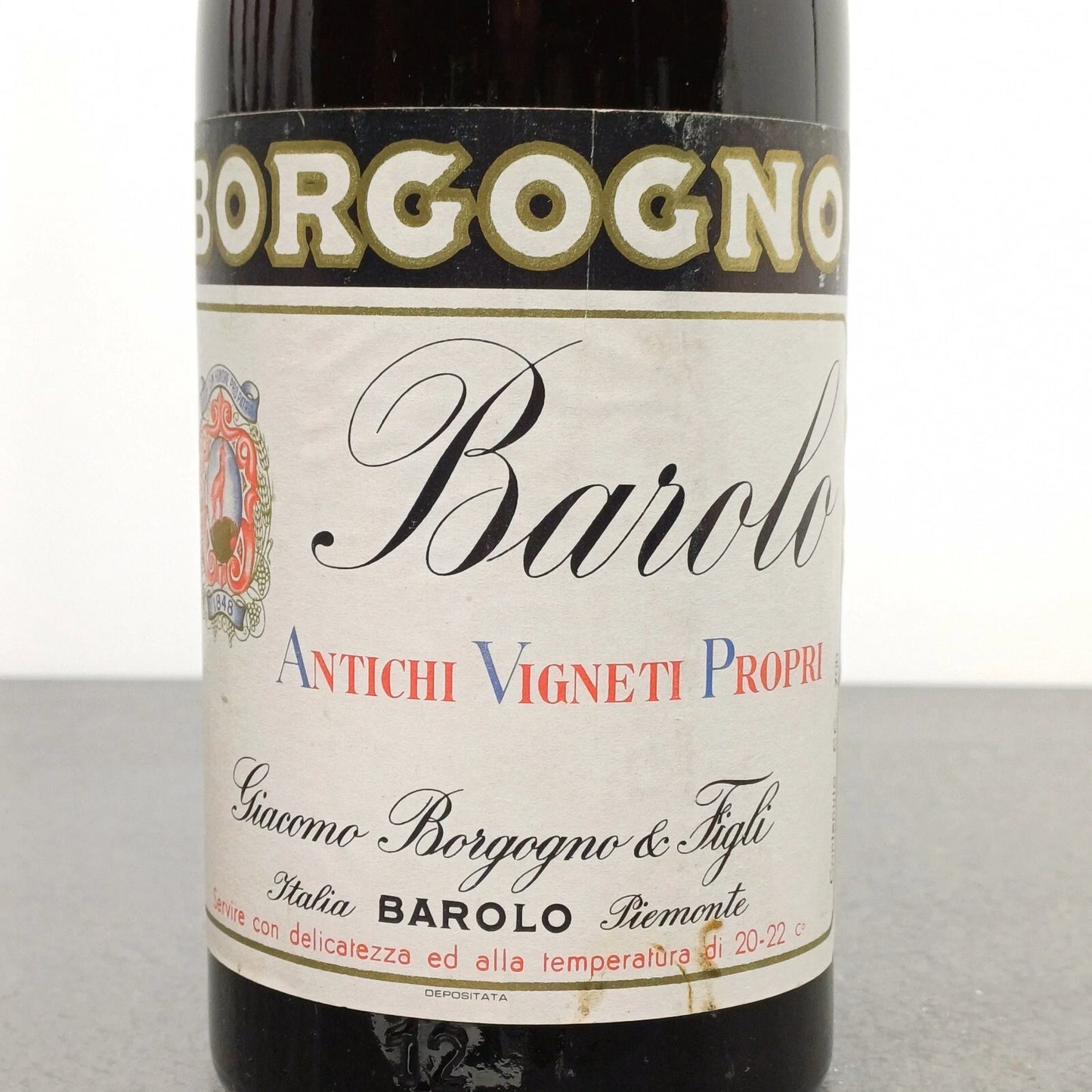 Barolo Borgogno 1958 Riserva Speciale bott.72 cl 13.5%