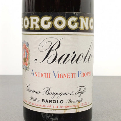Barolo Borgogno 1958 Riserva Speciale bott.72 cl 13.5%