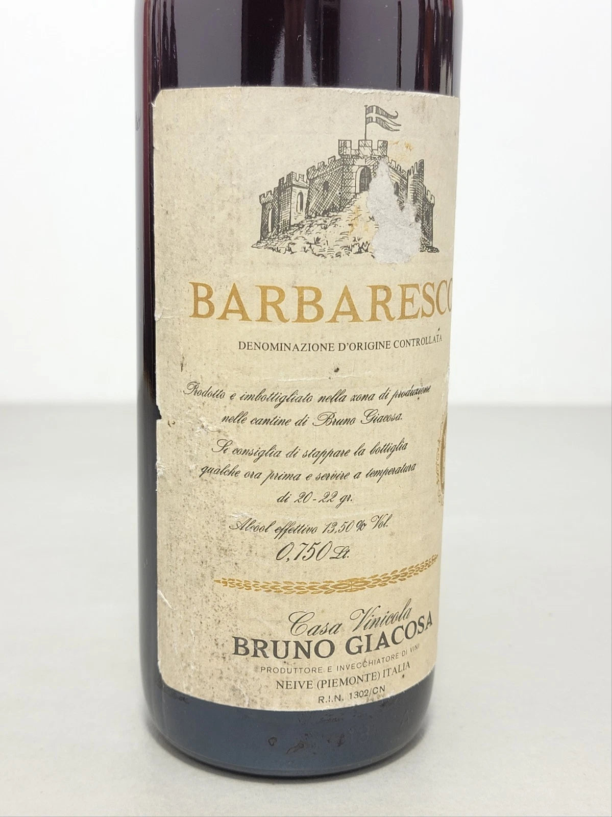 Barbaresco Bruno Giacosa 1976 Neive bott..75 cl 13%