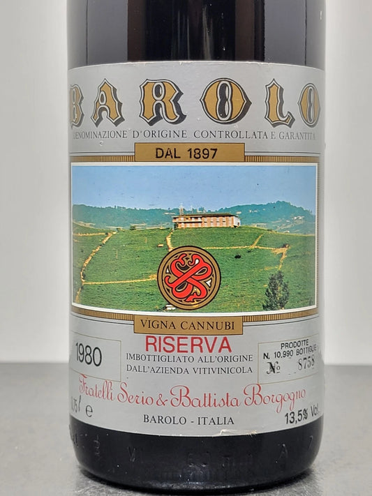 Barolo Riserva Borgogno 1980 Fratelli Serio Battista bott.75 cl 13.5%