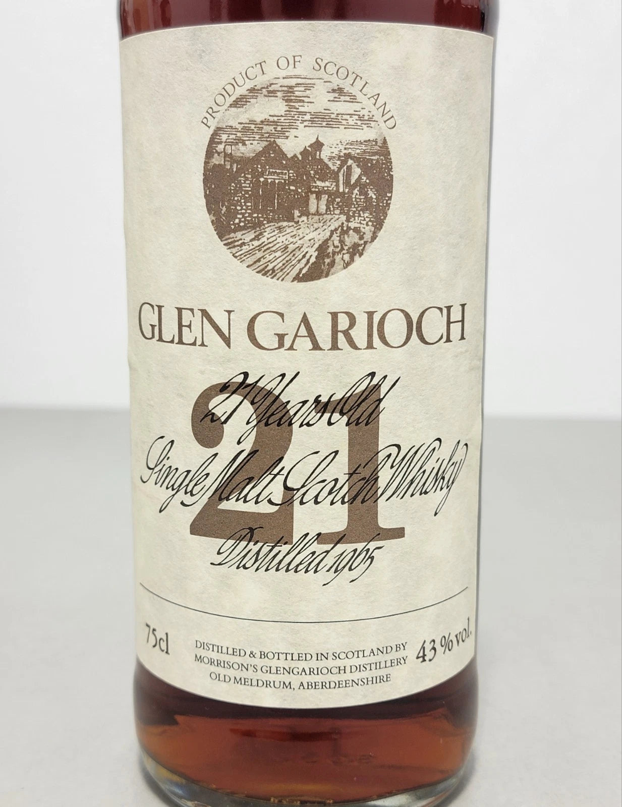 Whisky Glen Garioch 21 Years 1965 Single Malt Schotch Con  Box 75 cl 43%