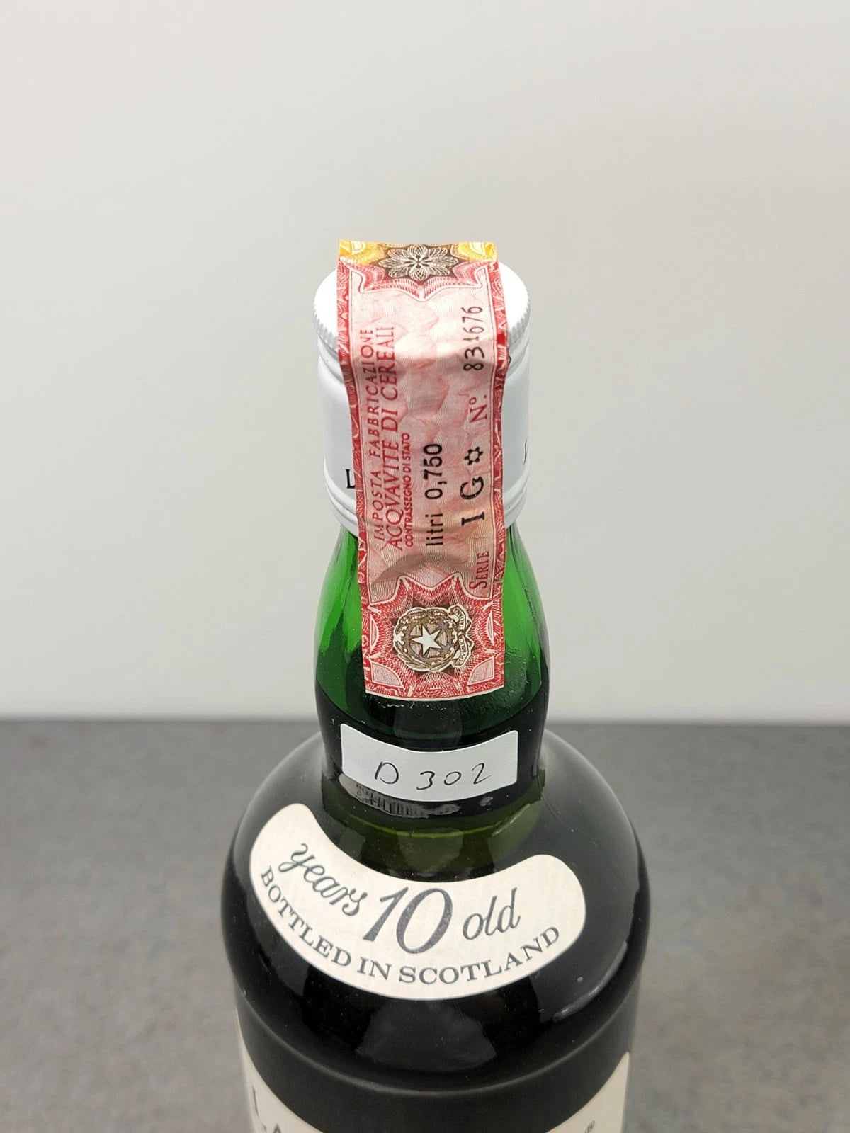 Whisky Laphroaig Unblended 10 years 1980s