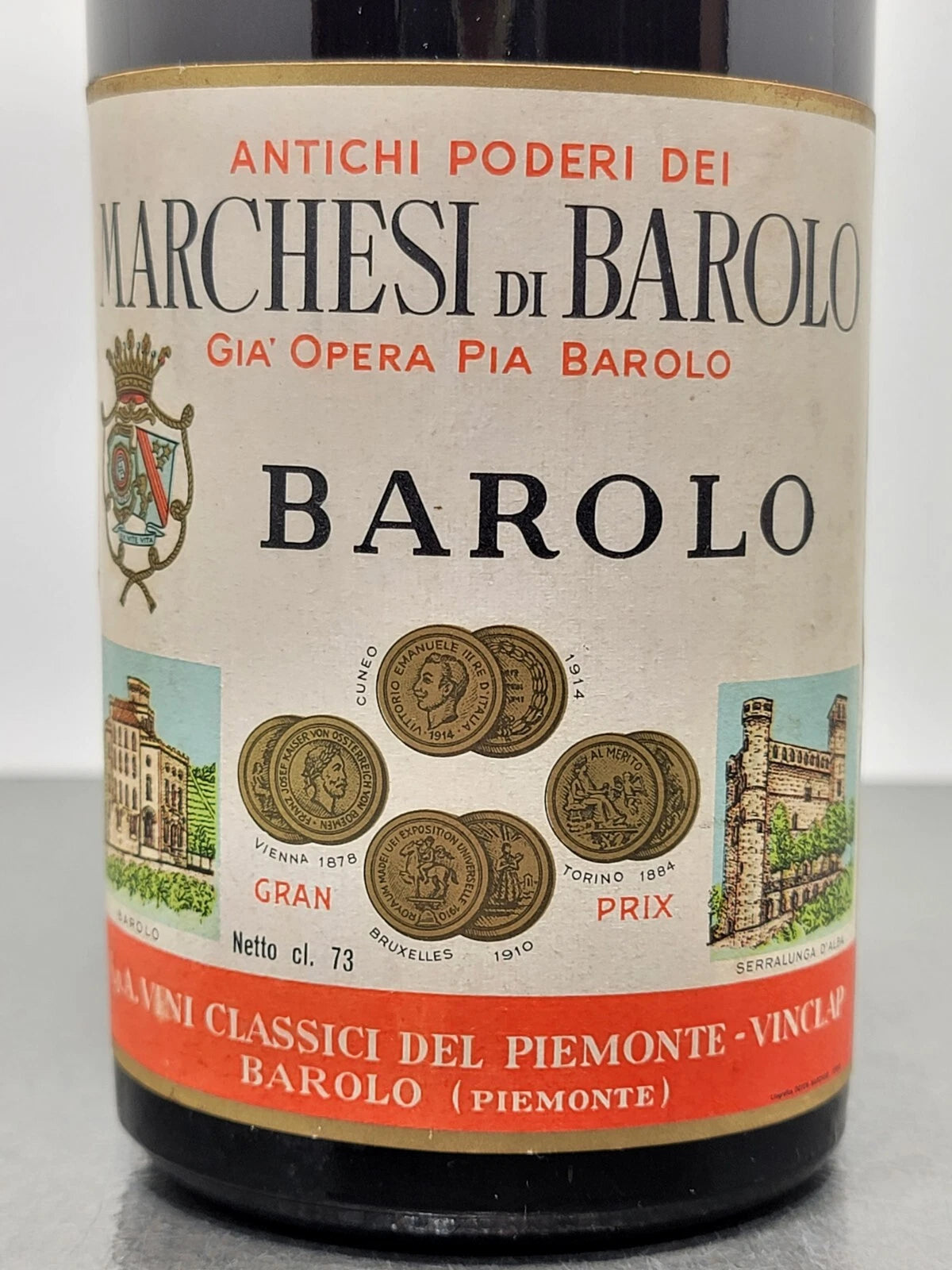 Barolo 1959 Marchesi di Barolo bott. 73 cl 13°
