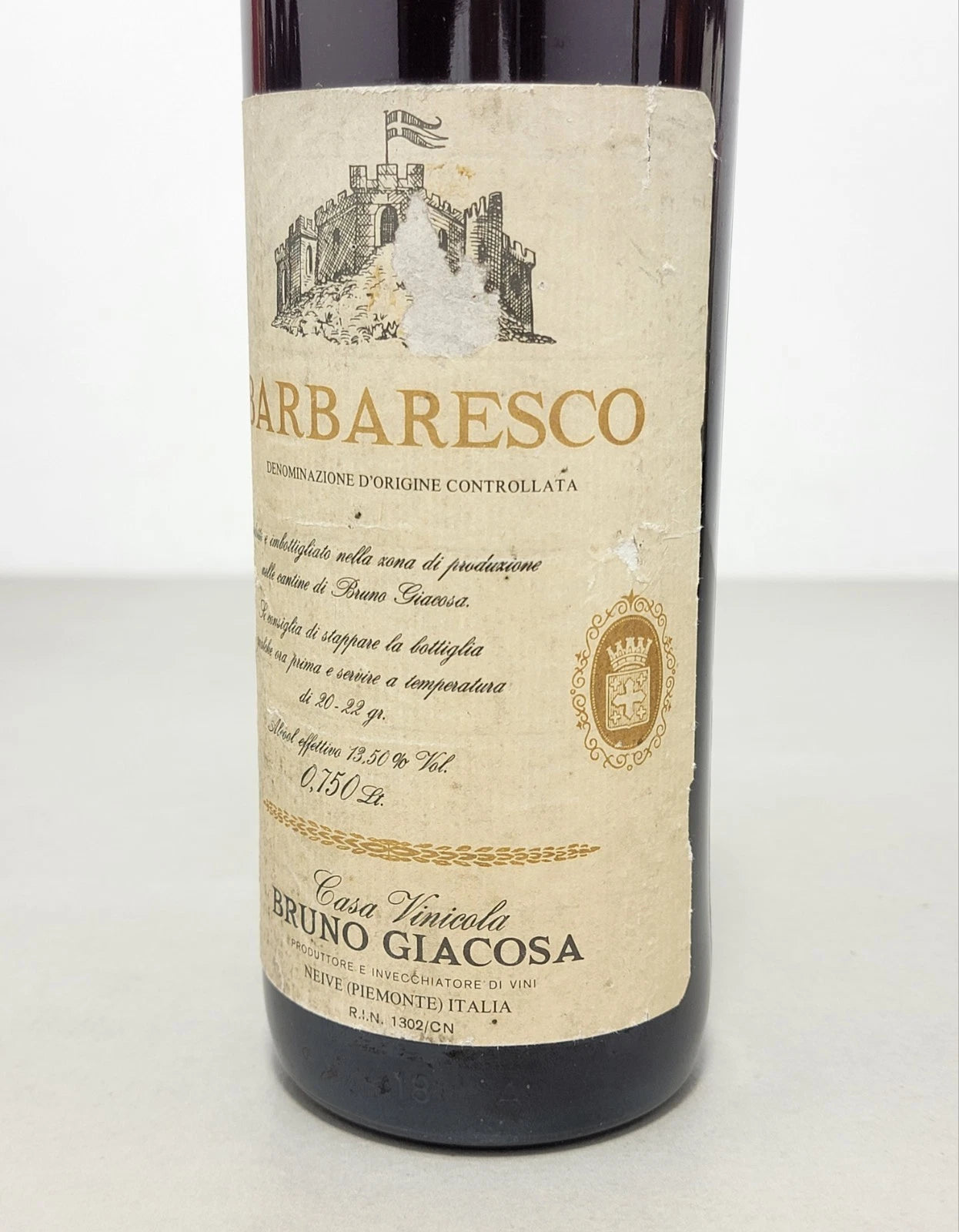 Barbaresco Bruno Giacosa 1976 Neive bott..75 cl 13%