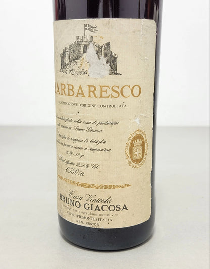 Barbaresco Bruno Giacosa 1976 Neive bott..75 cl 13%