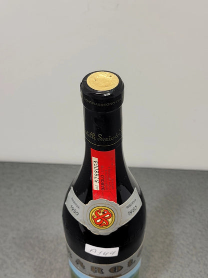 Barolo Riserva Borgogno 1980 Fratelli Serio Battista bott.75 cl 13.5%