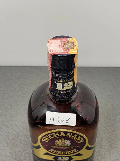 Whisky Buchanan's Reserve 12 years Old 1980s bott.75 cl 40%
