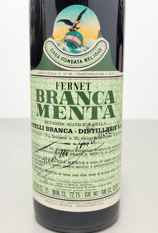 FERNET - Branca Menta 1981