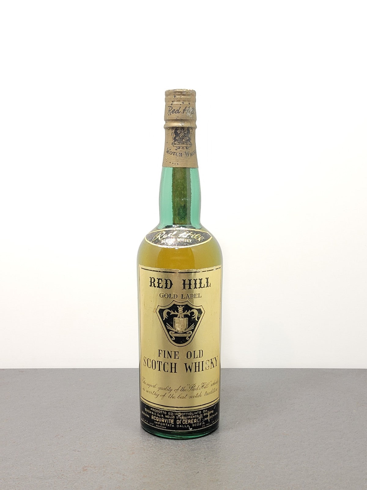 Whisky Red Hill Gold Label 1950s Fine Old Scotch Whisky bott.75 cl 43%
