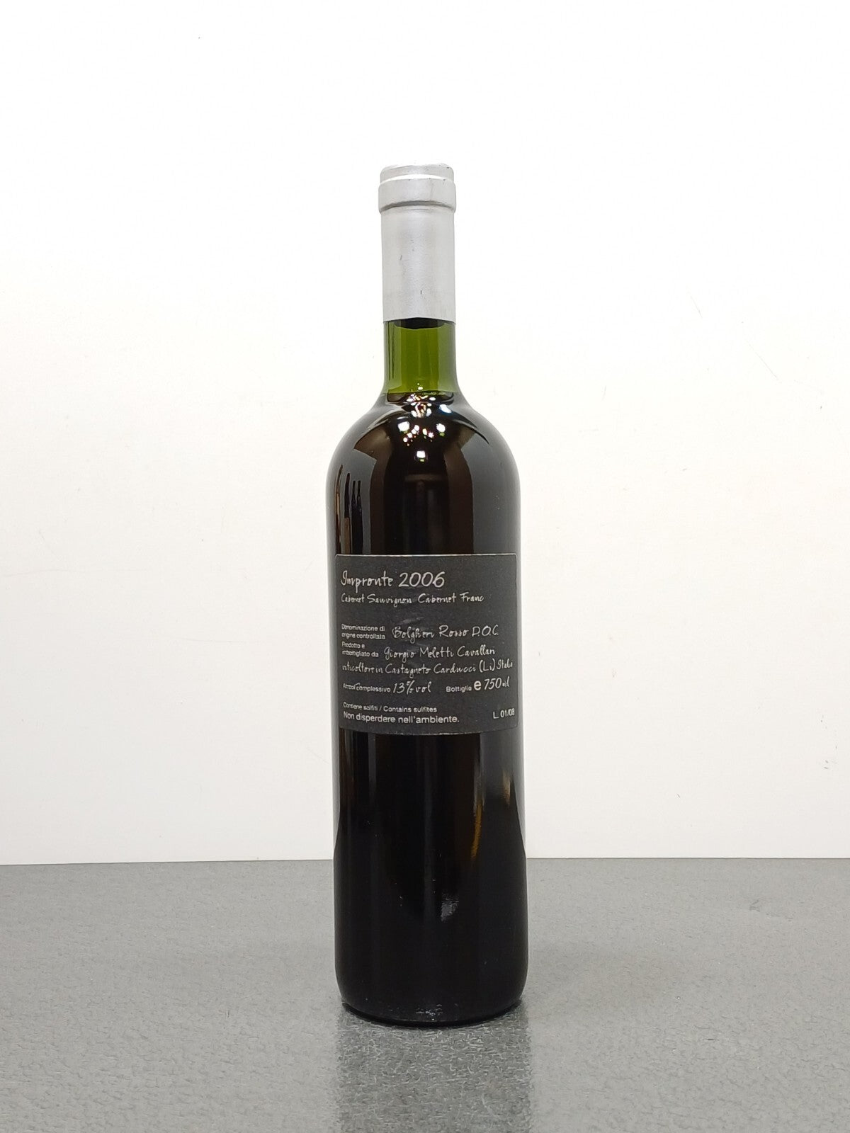 Bolgheri Giorgio Meletti 2006 Impronte Cavallari bott.75 cl 13%