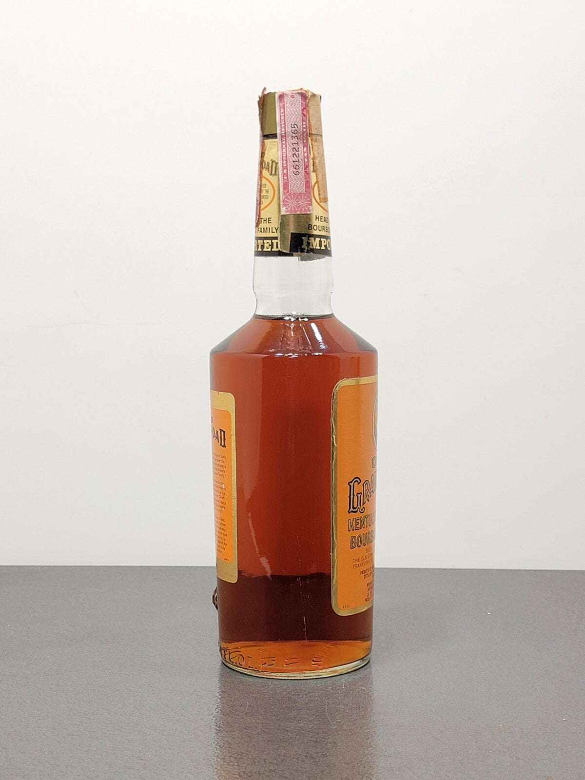 Whisky Old Grand Dad Kentucky Straight Bourbon 1970s bott.75 cl 40%