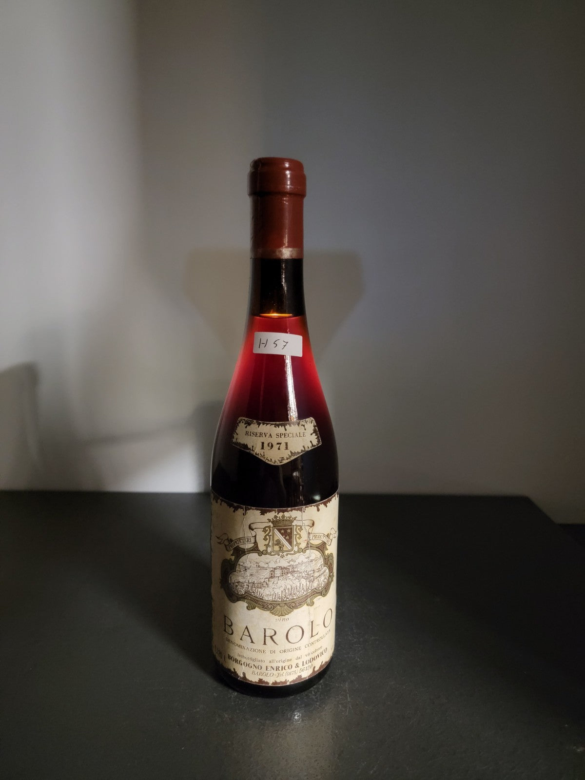Barolo Enrico & Ludovico Borgogno 1975 Riserva bott.72 cl 14%