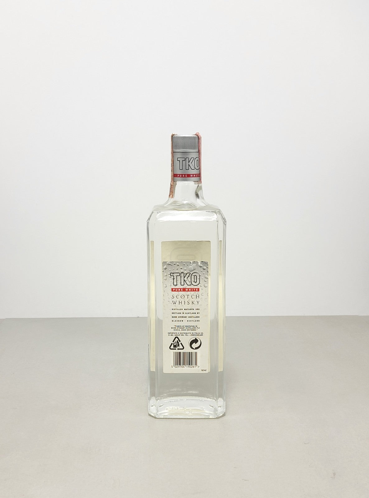 Whisky TKO White Pure 1980s bott. 1 litro 45%