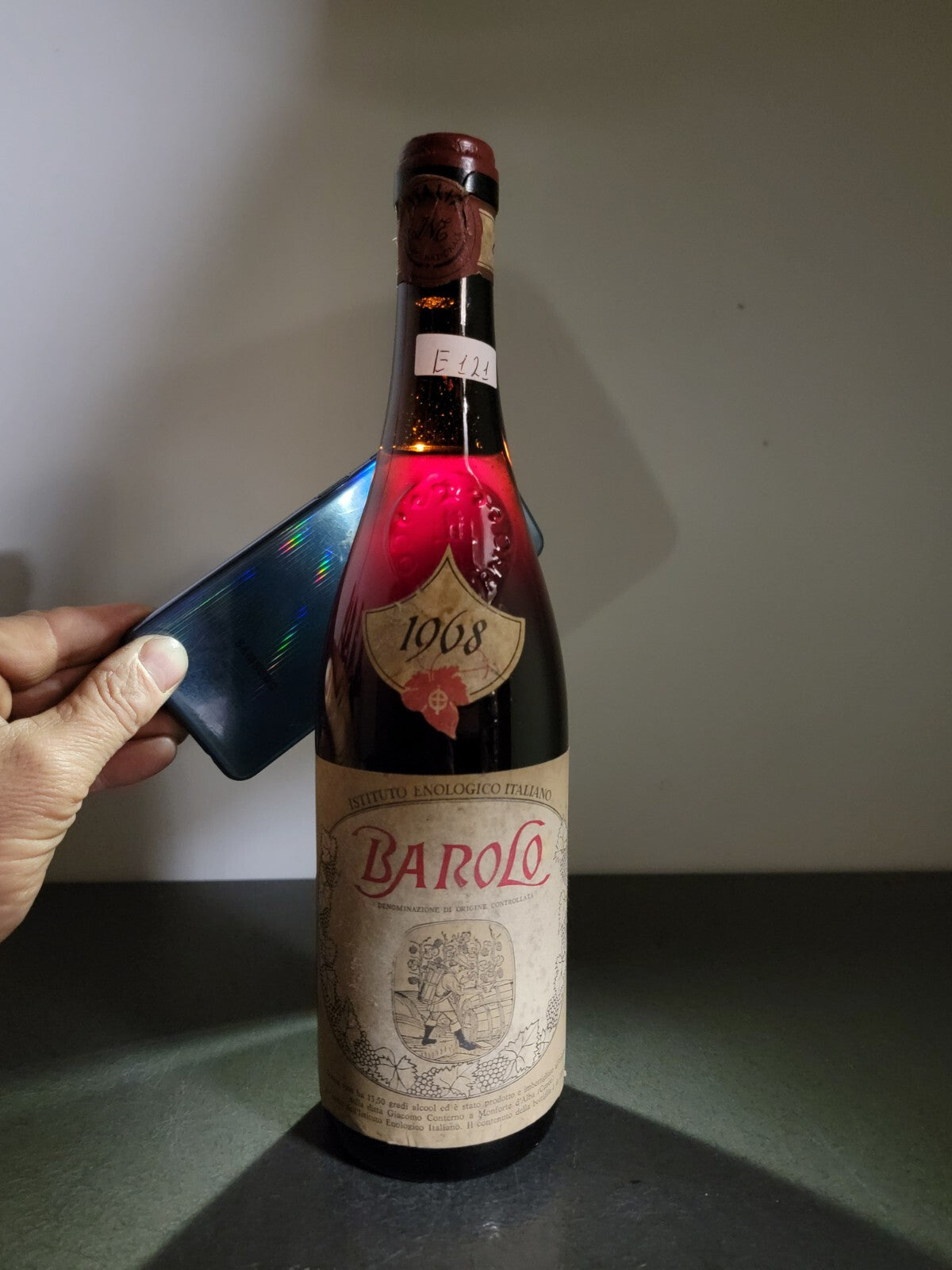 Barolo Conterno 1968 Istituto Enologico Italiano bott.72 cl 13.5%