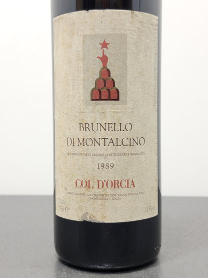 Col D'Orcia Brunello Di Montalcino 1989 bott.75 cl 13.5%