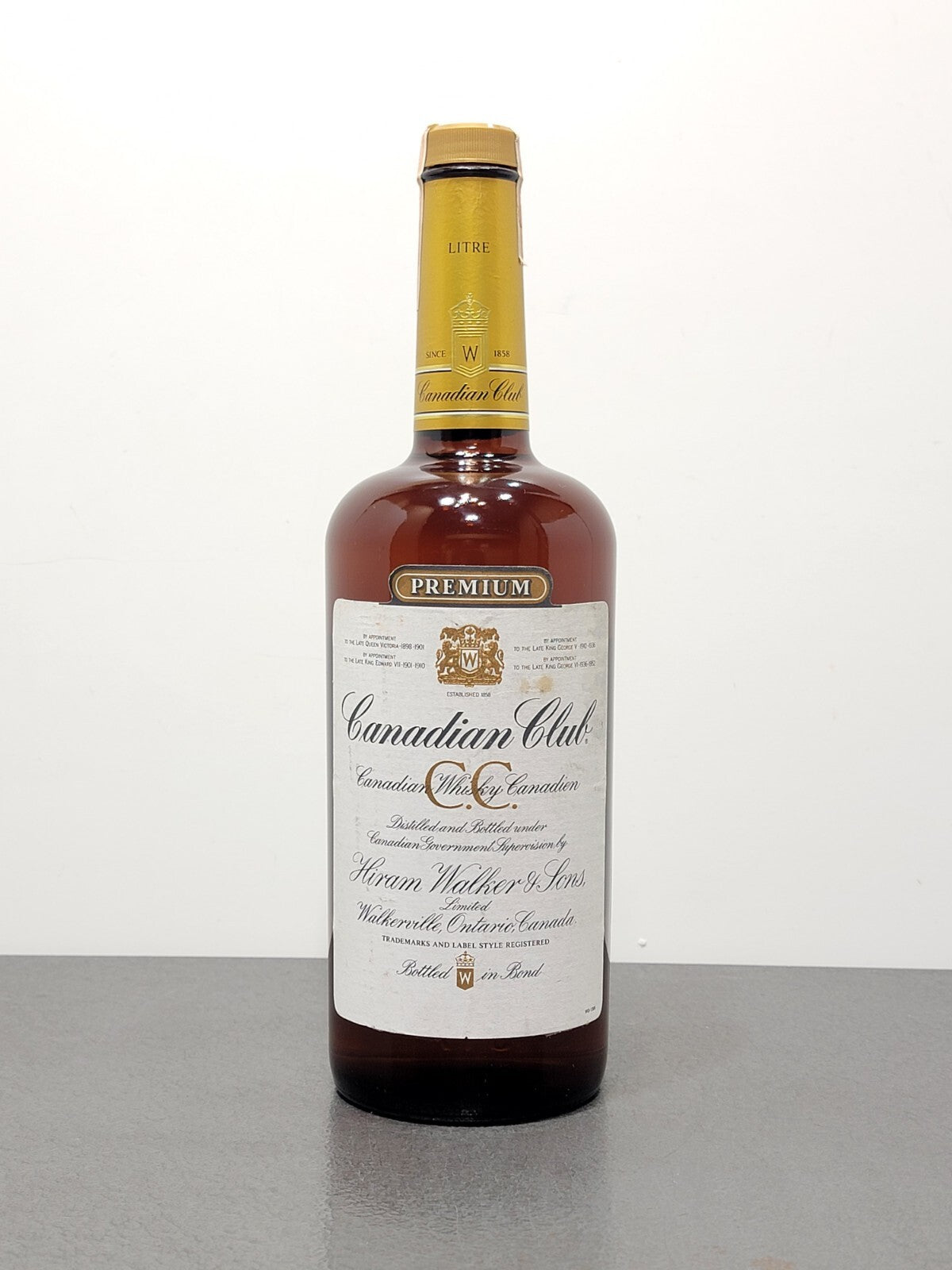 Whisky Canadian Club 1981 Hiram Walker bott.1 Litro