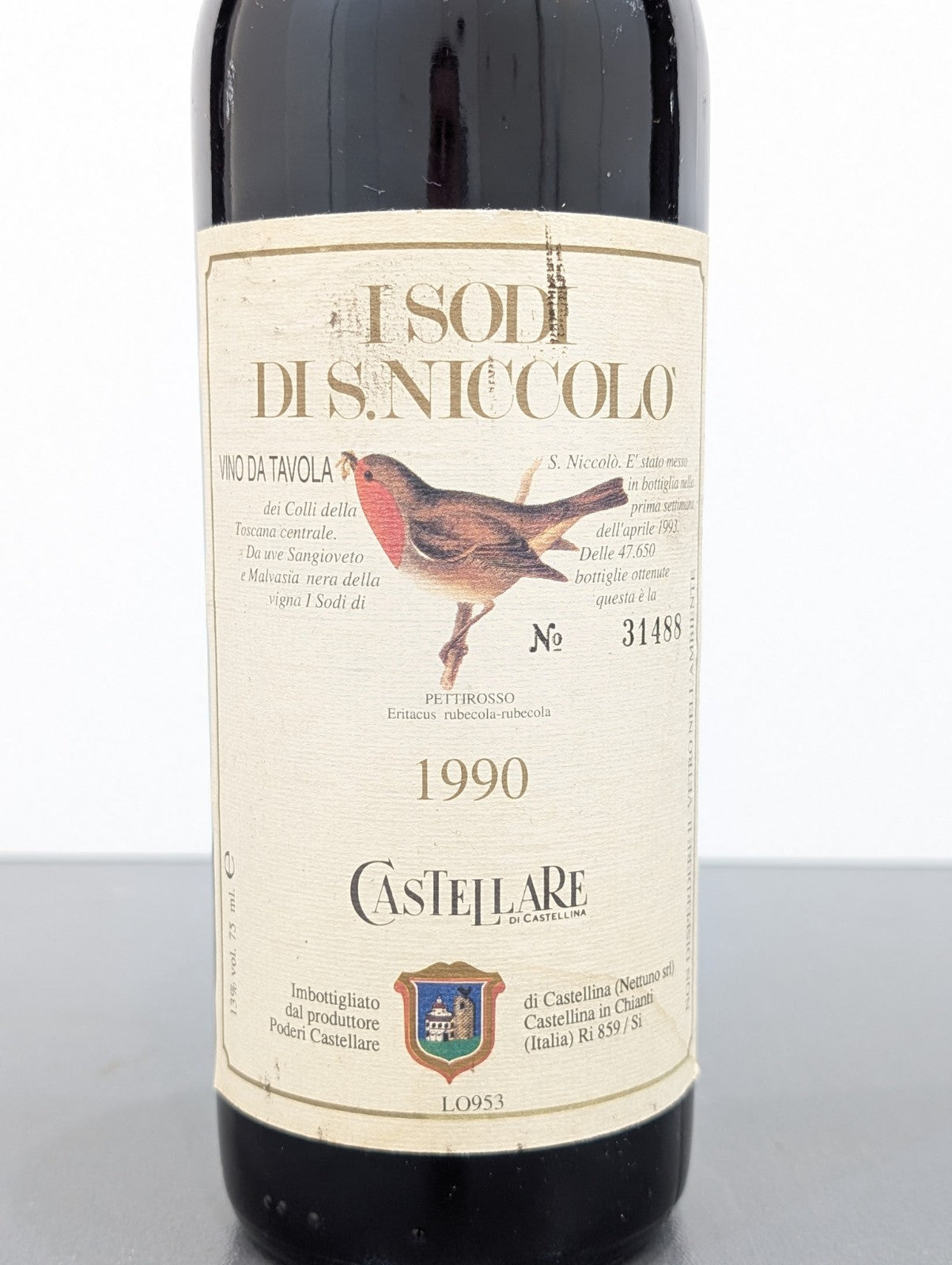I Sodi Di San Niccolò Castellare Di Castellina 1990 bott. 75 cl 13,5%