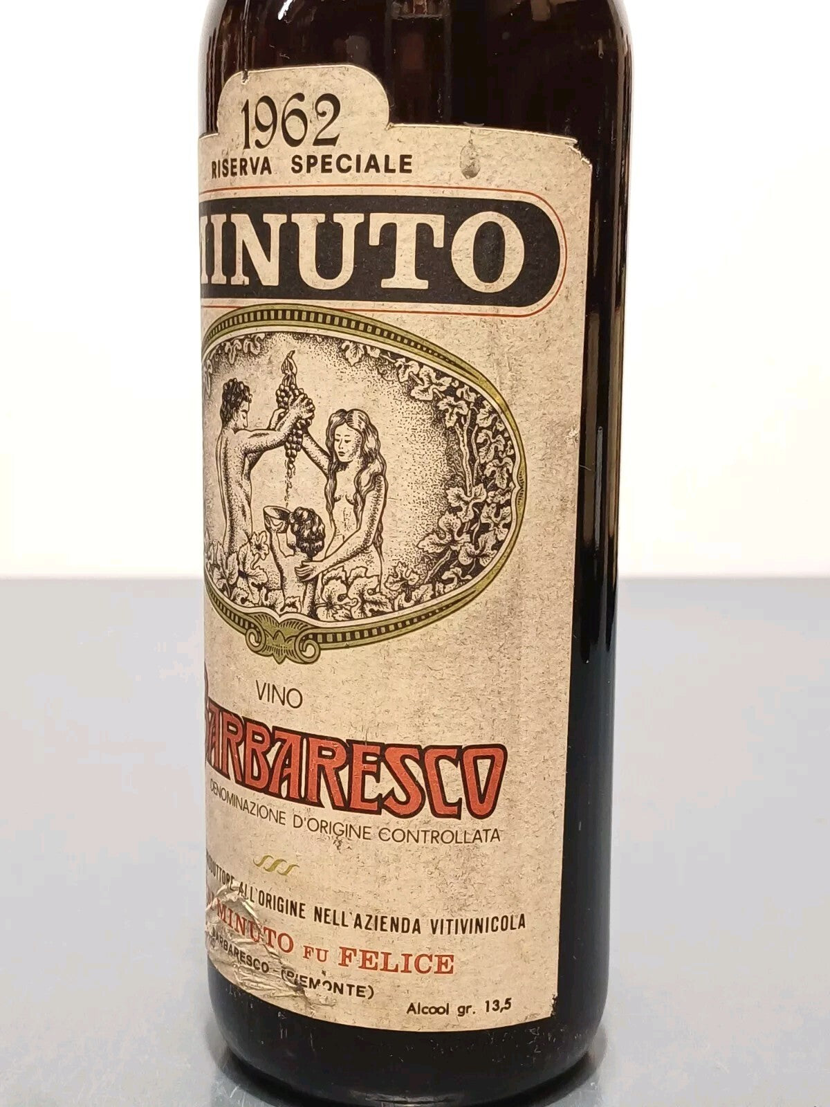 Barbaresco Fratelli Minuto 1962 Riserva Speciale bott. 72 cl 13.5%