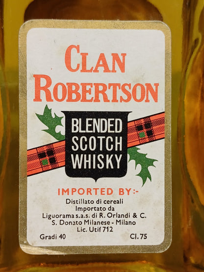 Whisky Clan Robertson 1970 Circa imp. R. Orlandi bott.75 cl