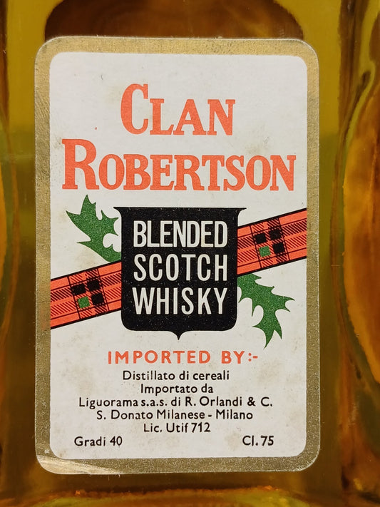 Whisky Clan Robertson 1970 Circa imp. R. Orlandi bott.75 cl
