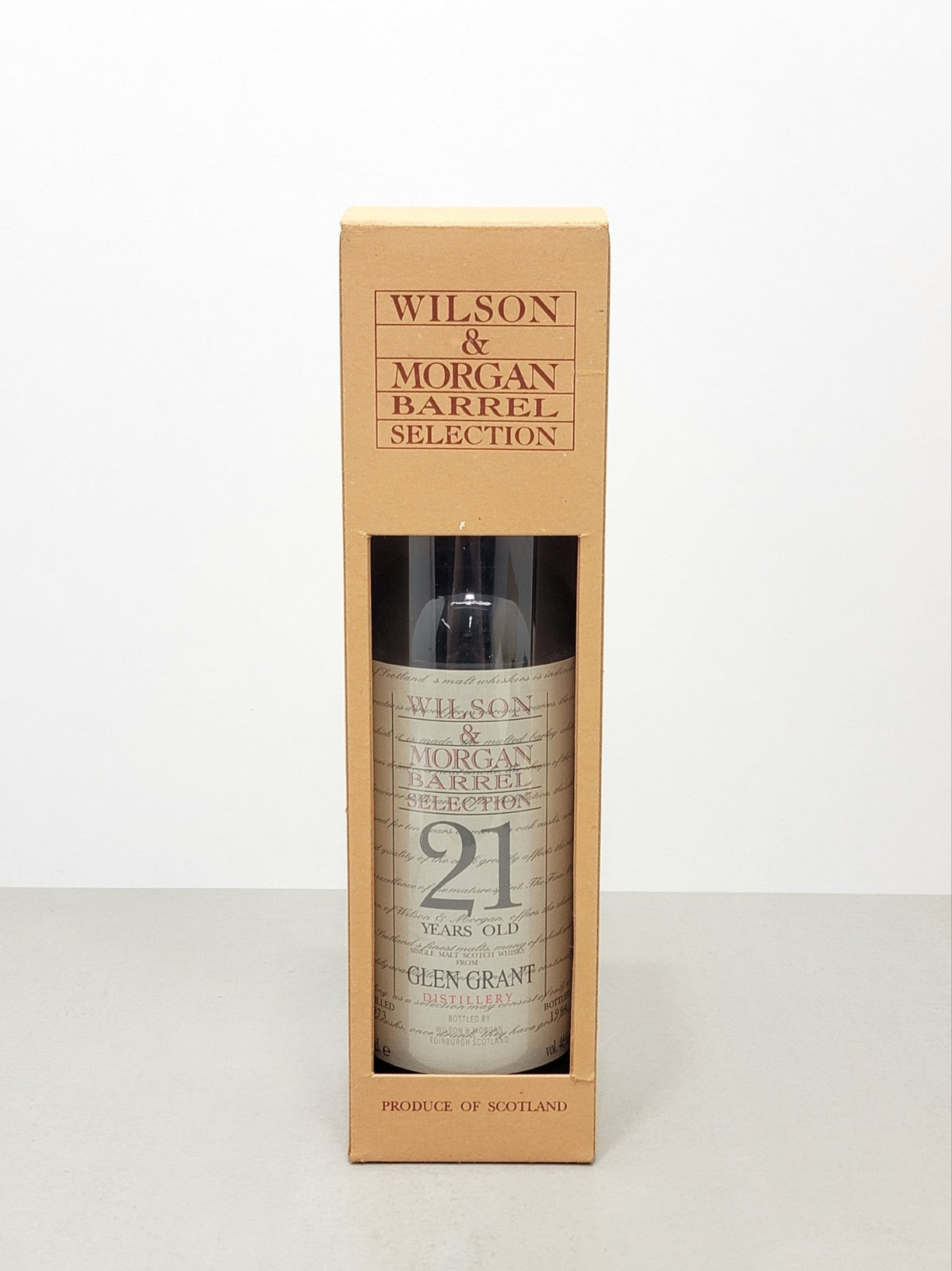 Glen Grant 21 years 1973 Wilson & Morgan Barrel Selection Imb 1994 bott 70cl 46%