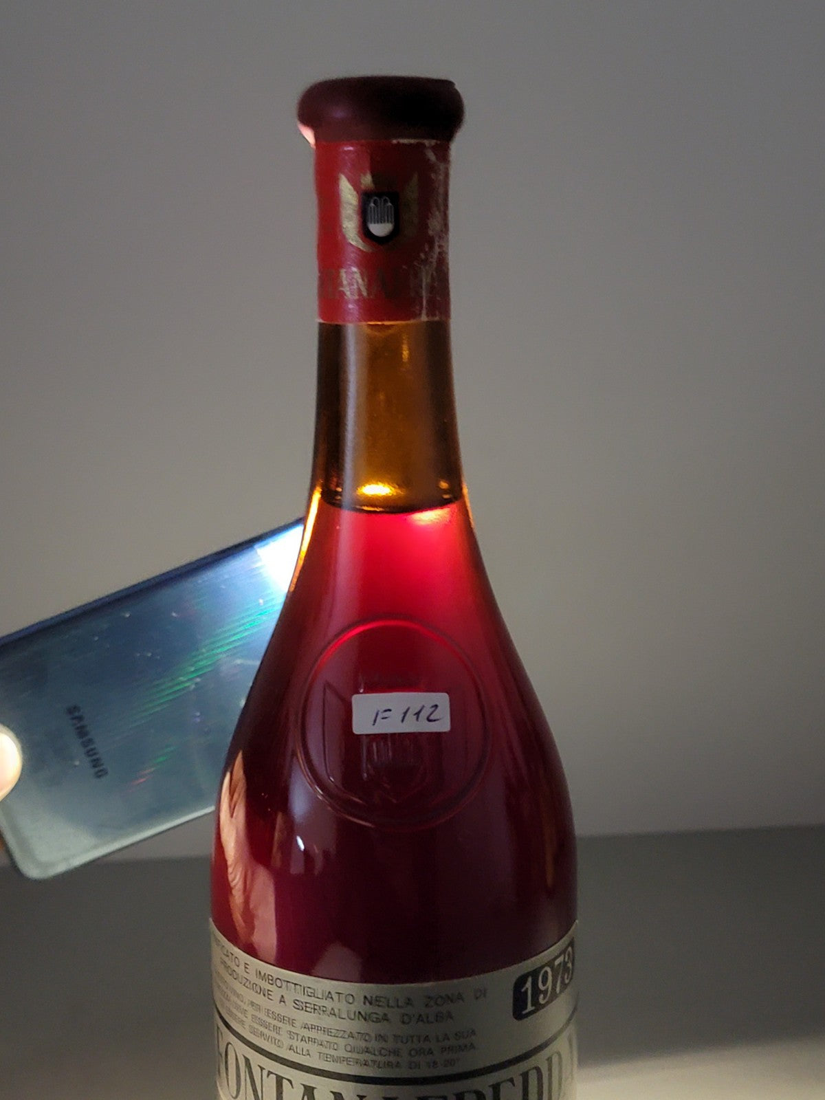 Barolo Fontanafredda 1973 Serralunga D'Alba bott. 75 cl 13%