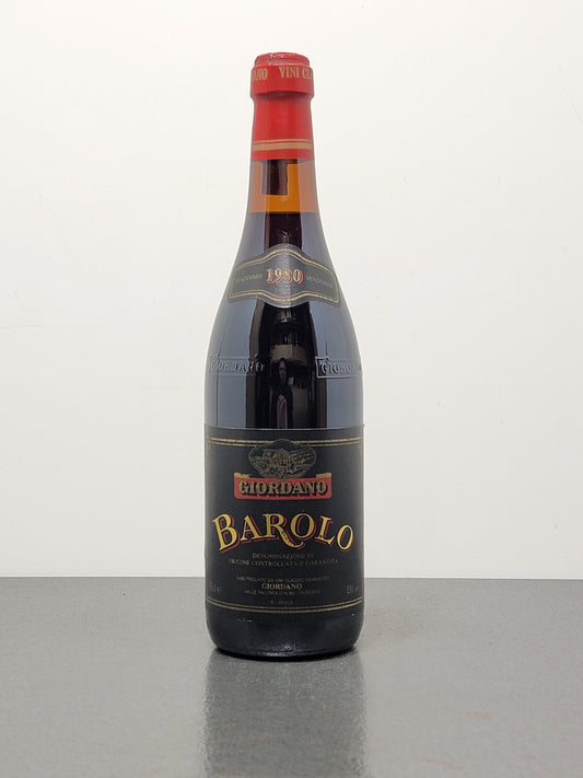 Barolo Giordano 1980 bott. 75 cl 13%