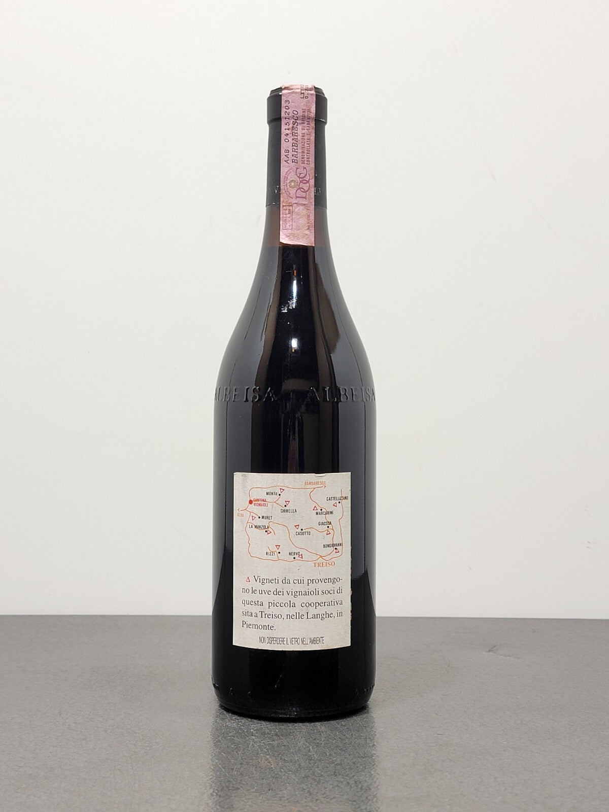 Barbaresco Cantina Vignaioli 1995  Elvio Pertinace bott..75 cl 13.5%