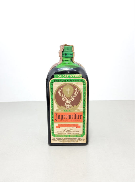 Amaro Jagermeister 1970s Karl Schmid bott. 75 cl 35%