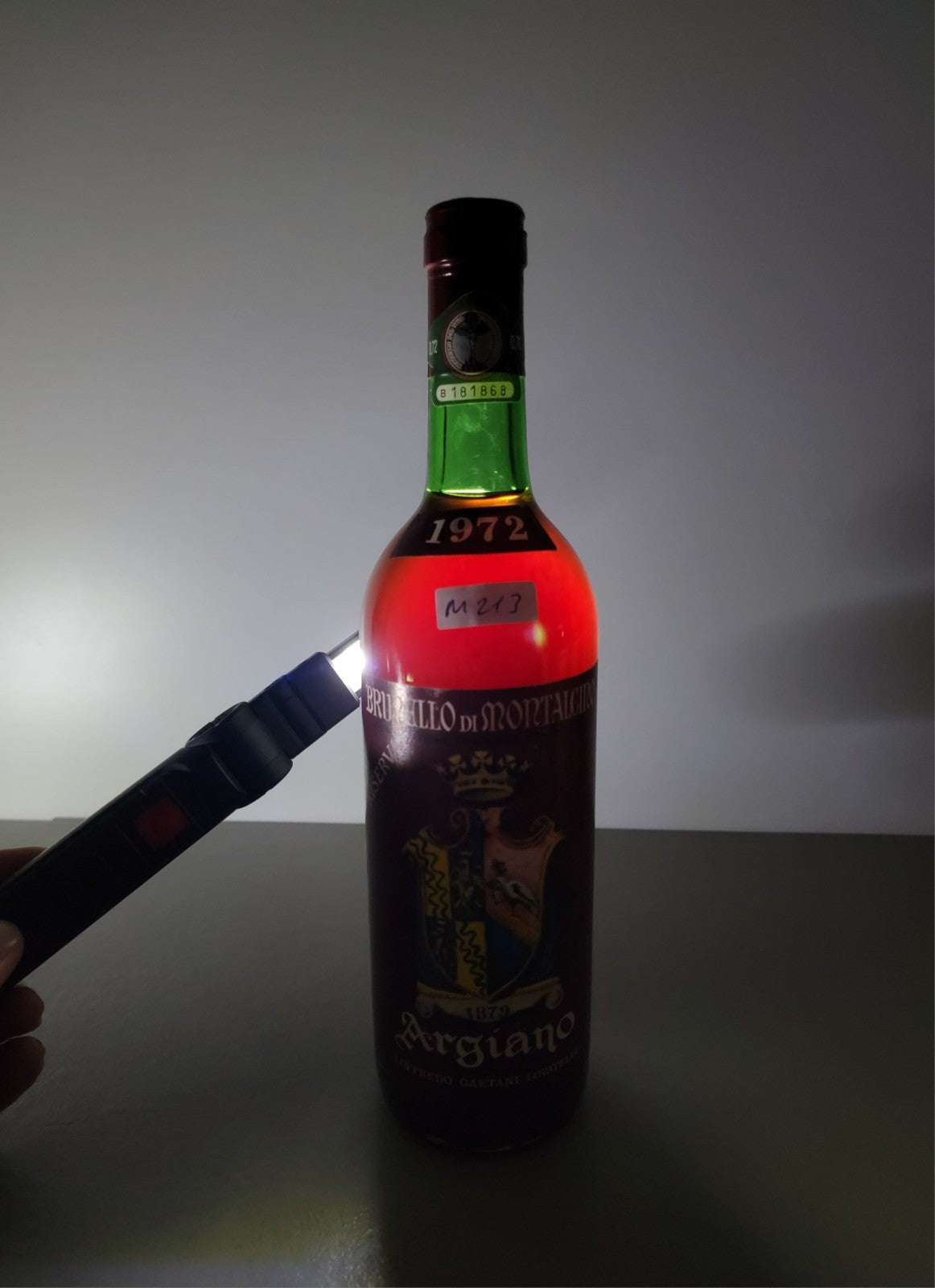 Argiano Riserva 1972 Brunello Di Montalcino Loffredo G. Lovatelli 72 cl 12,5%