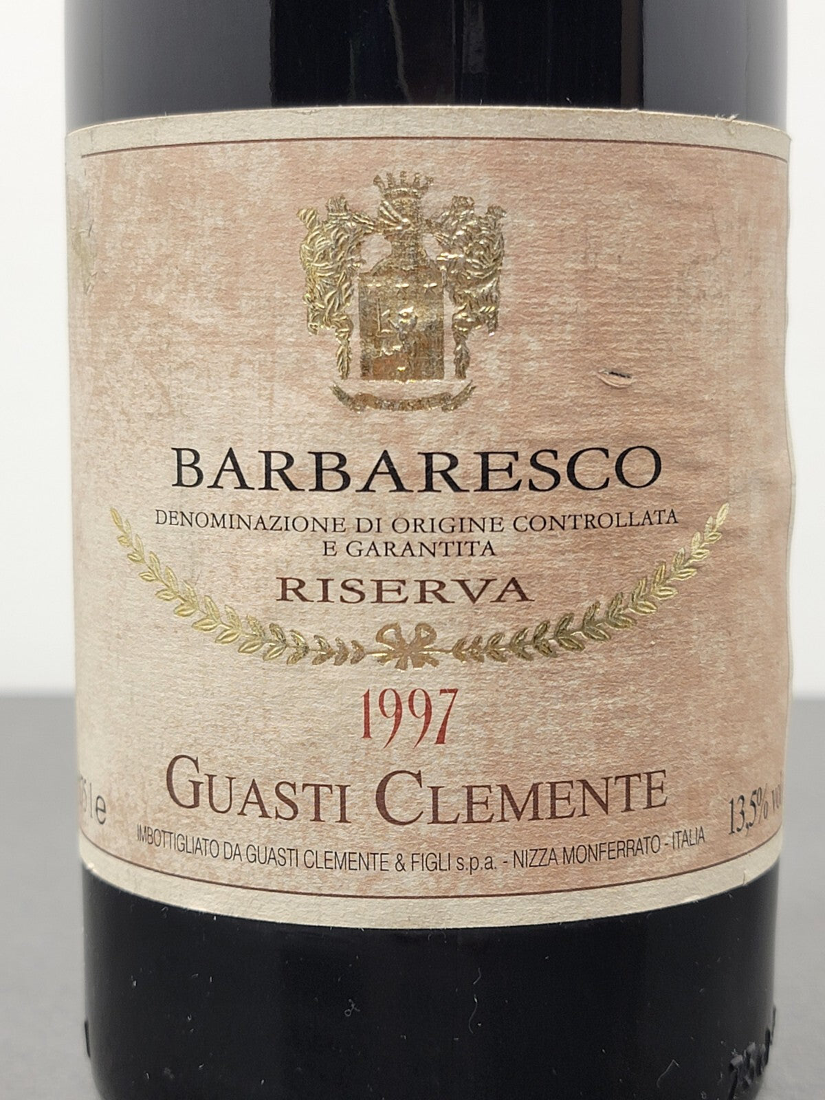 Barbaresco Guasti Clemente 1997 Riserva Nizza Monferrato bott. 75 cl 13.5%