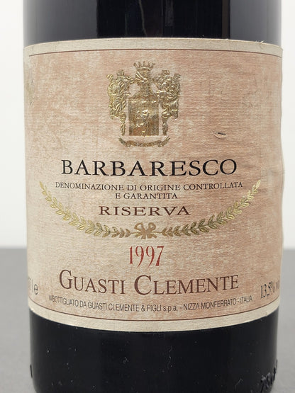 Barbaresco Guasti Clemente 1997 Riserva Nizza Monferrato bott. 75 cl 13.5%