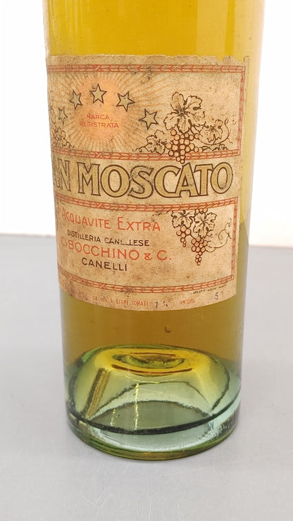 Grappa 193344 Gran Moscato Canelli Acquavite Extra Bocchino botte. 100cl