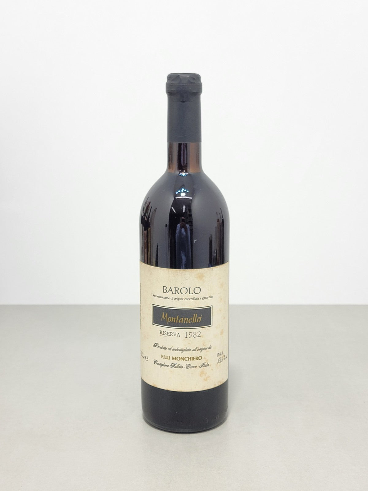 Barolo Montanello Riserva 1982 F.lli Monchiero Castiglion Falletto 75 cl 13.5%