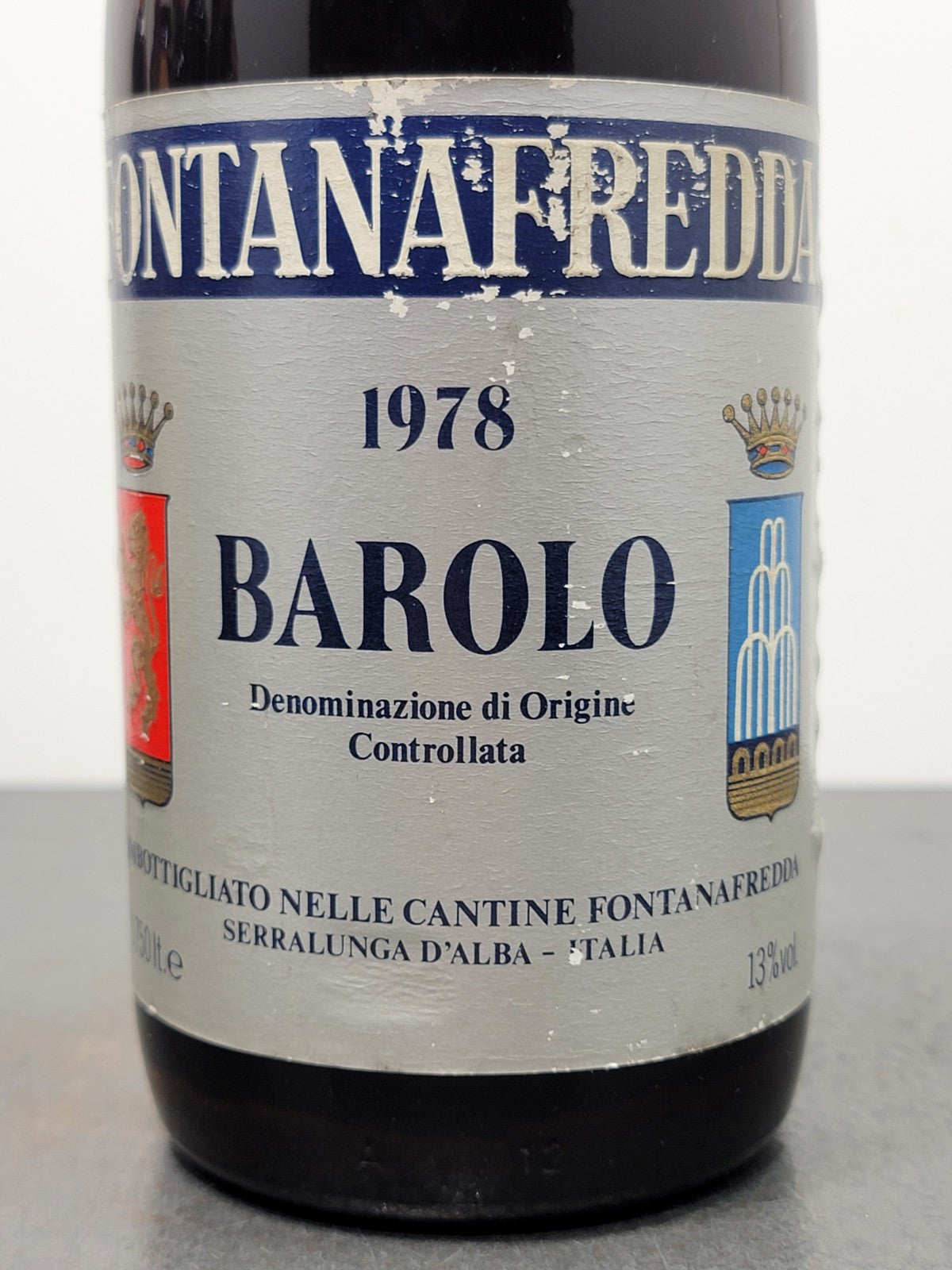 Barolo Fontanafredda 1978 Serralunga D'Alba 75 cl 13%