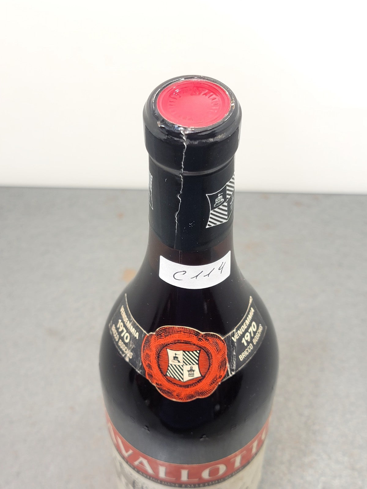 Barolo Cavallotto Bricco Boschis 1970 Castiglione Falletto bott.72 cl 14%