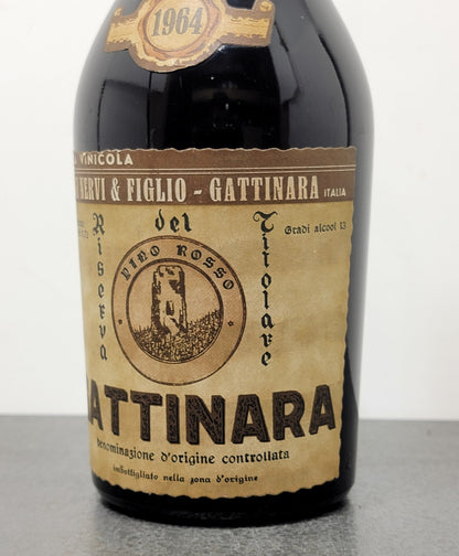 Gattinara Luigi Nervi 1964 Riserva Del Titolare bott. 72 cl 13 %