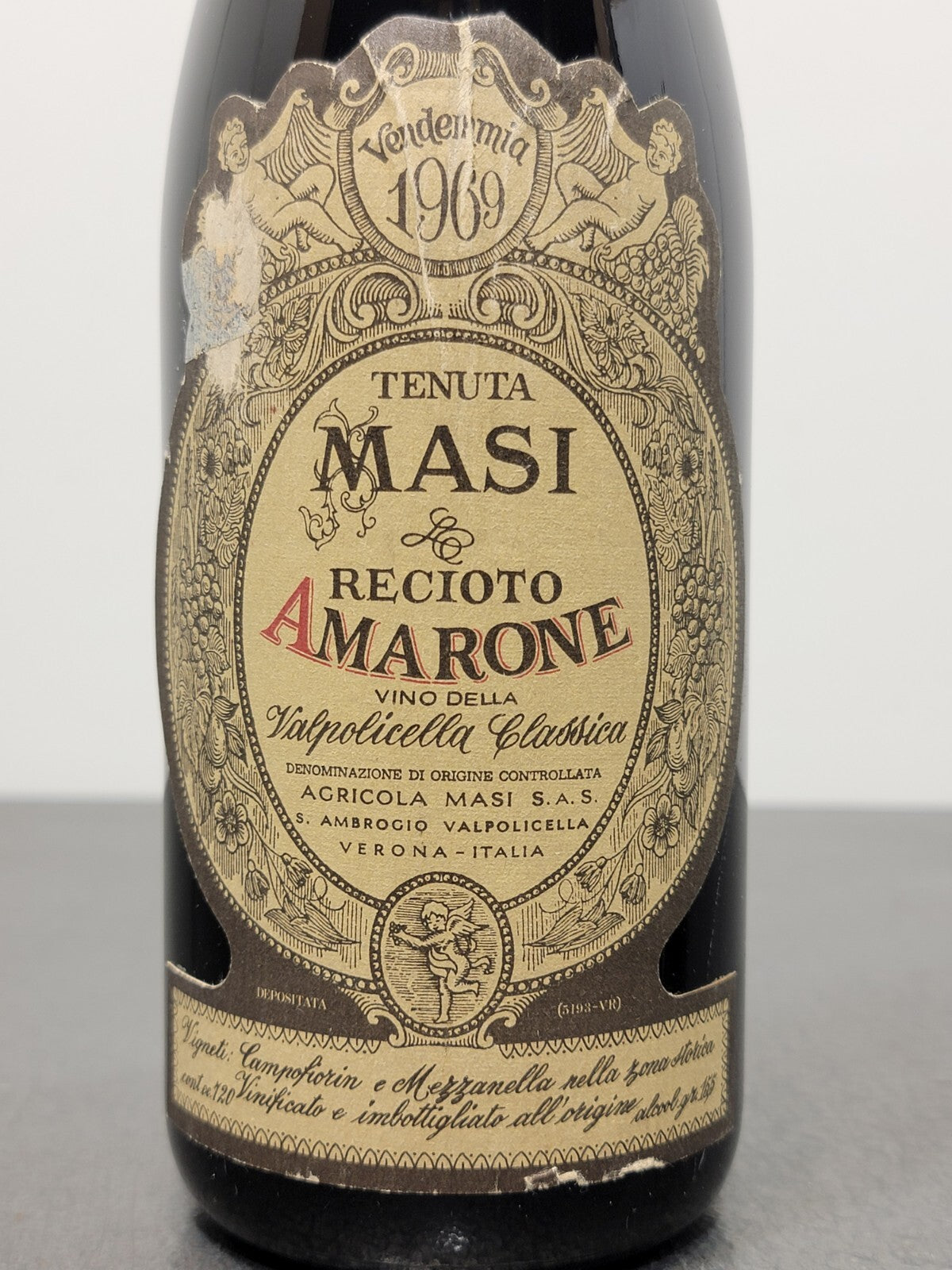 Amarone Masi 1969 Recioto Della Valpolicella  bott..72 cl bott 15.5%