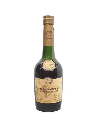 Cognac J.G Monnet V.S.O.P 25 years Fine Champagne bott. 73 cl anni 50