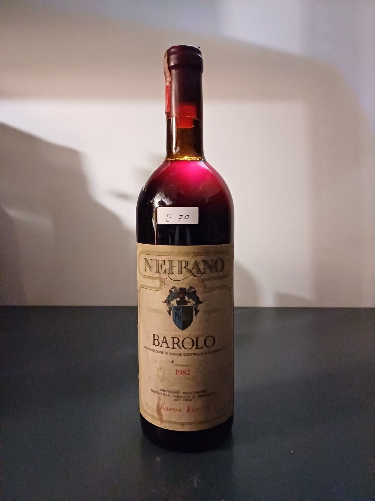 Barolo 1982 Neirano Riserva Speciale bott.75 cl