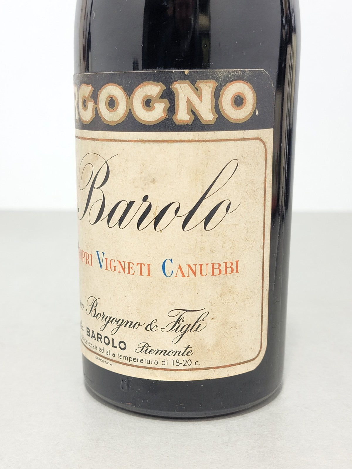 Barolo Borgogno Riserva 1948 Propri Vigneti Canubbi bott.72 cl 13.5%