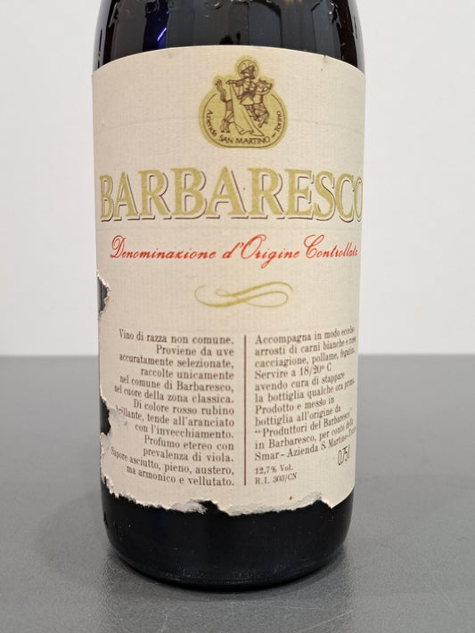 Barbaresco Produttori Di Barbaresco 1979 cl 75 Bott. X Azienda San Martino