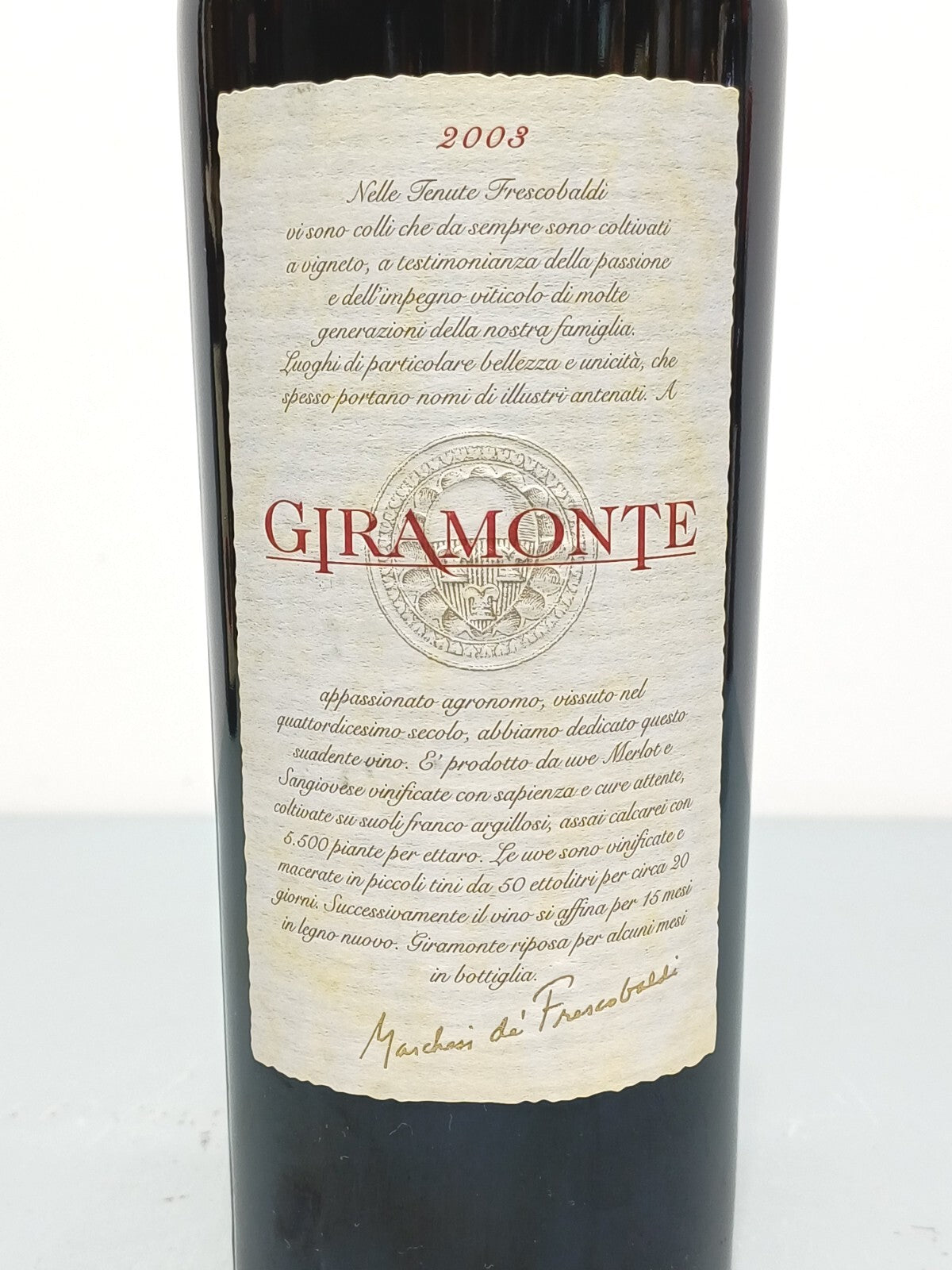 Giramonte 2003 Marchese de Frescobaldi Toscana bott. 75 cl 14,5%