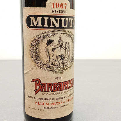 Barbaresco Fratelli Minuto  1968 Riserva bott. 72 cl 13%