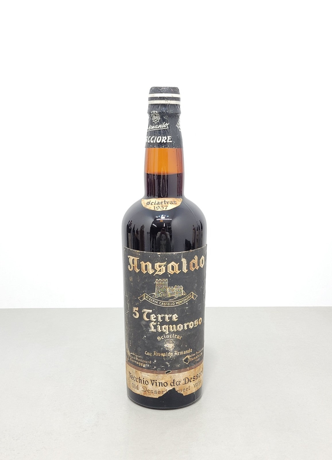 5 Terre Scaictrac Riserva 1957 Castello Montenero Ansaldo Armando bott. 72 cl 16%